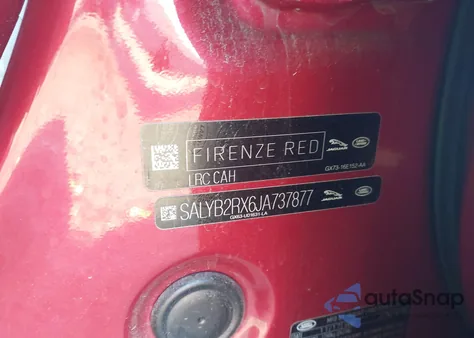 2018 Land Rover Range Rover Velar P250 S from USA, damaged, VIN SALYB2RX6JA737877